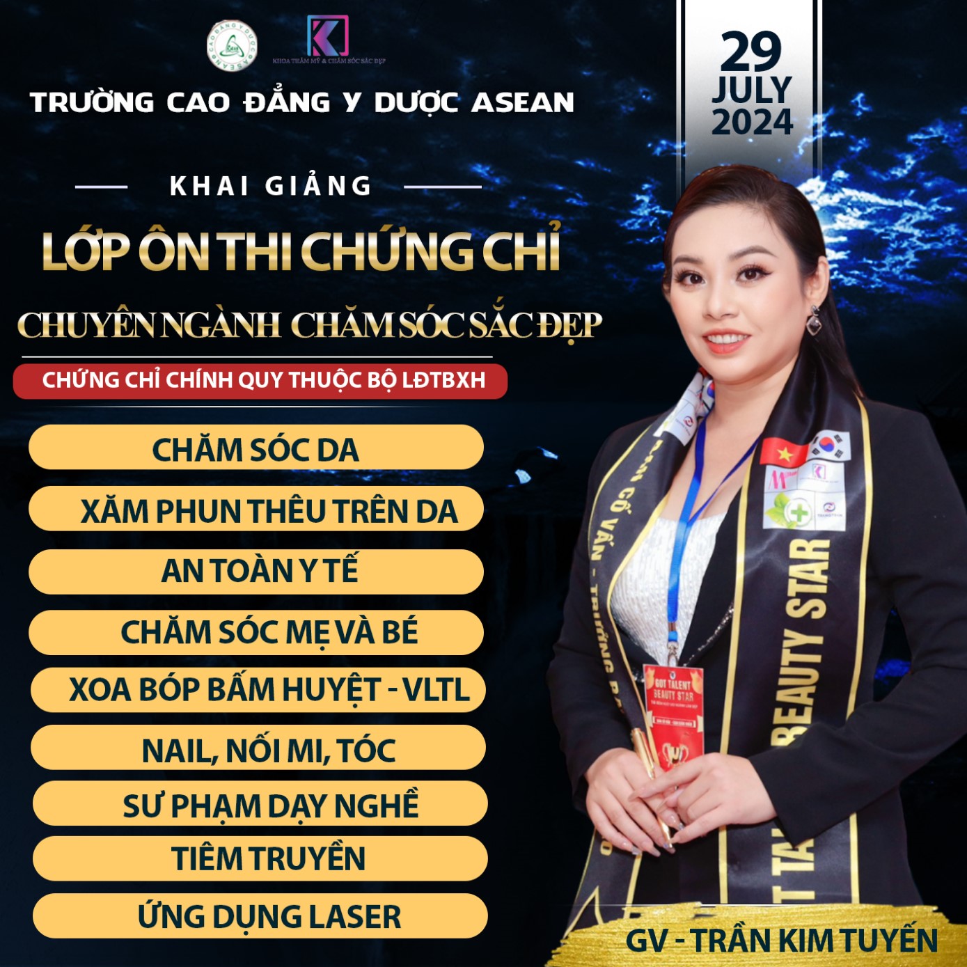 GV Trần Kim Tuyến - Bộ môn Dưỡng sinh đông y