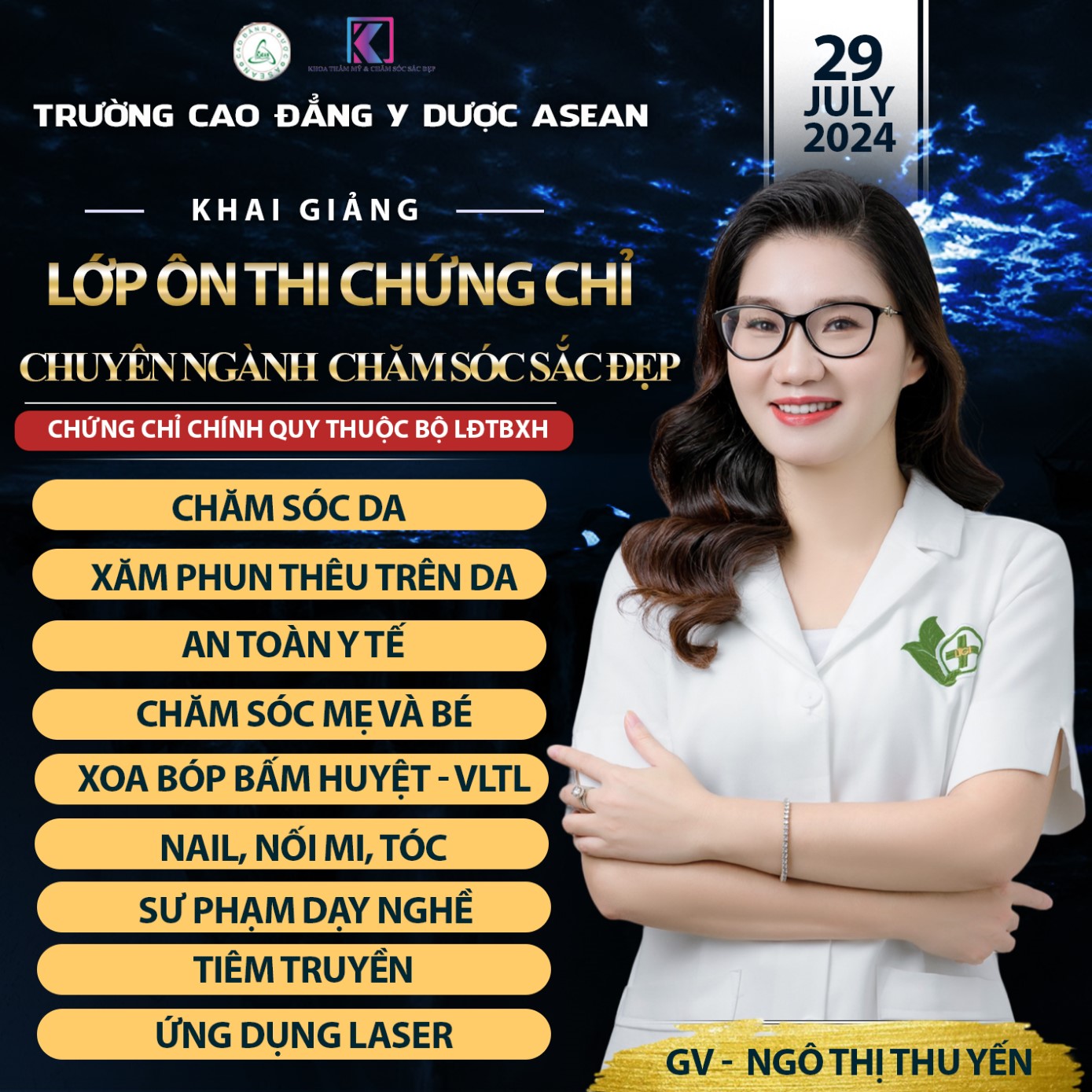 GV - Ngô Thị Thu Yến - Bộ môn Dưỡng sinh đông y- bấm huyệt